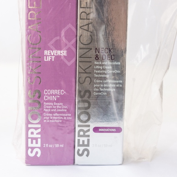 Serious Skincare set of 2 oz Reverse Lift & Neck & Dec skincare product age defy - Picture 12 of 13